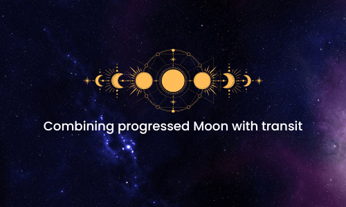 Combining progressed Moon with transit