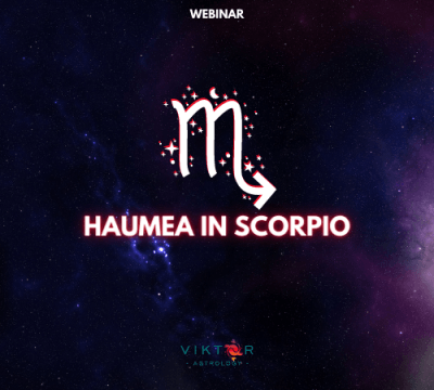 Haumea in Scorpio sign