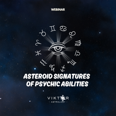 Asteroid signatures of psychic abilities