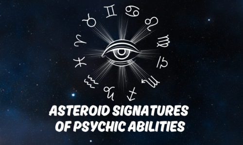 Asteroid signatures of psychic abilities