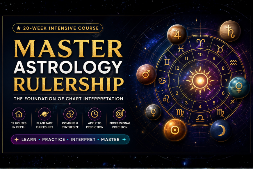 Master Astrology Rulership – Intensive Astrology Course