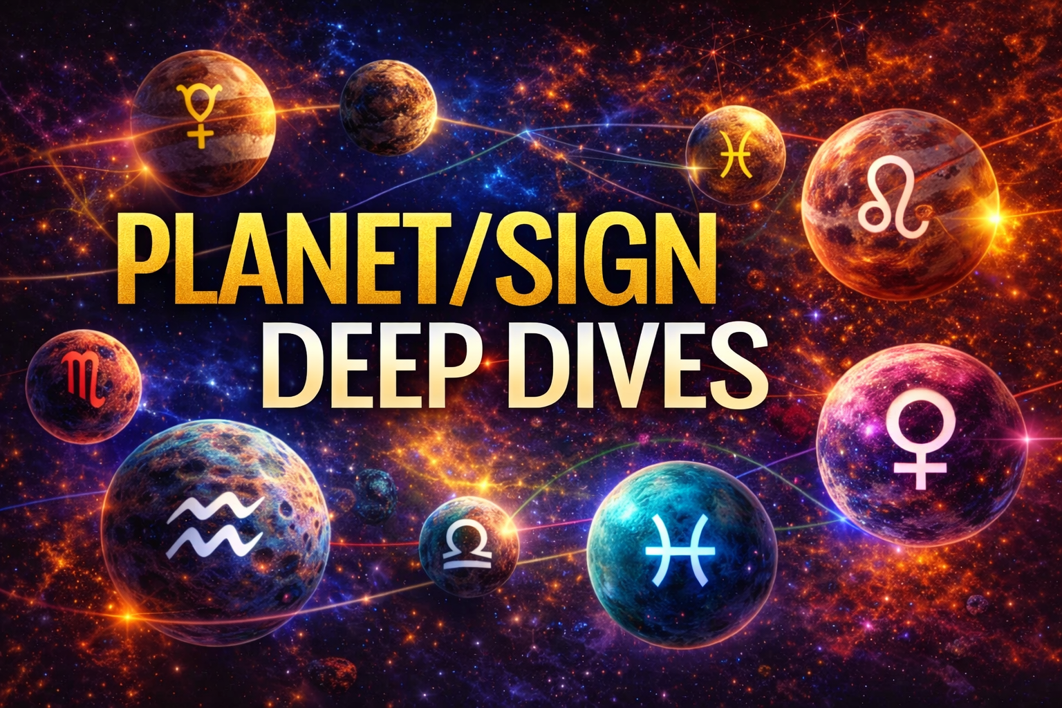 Planet/Sign Deep Dives