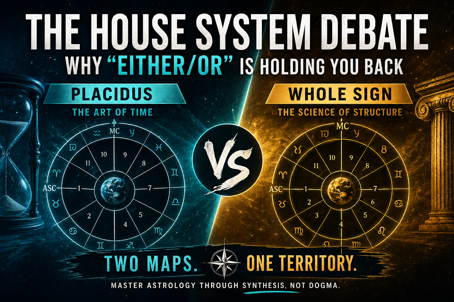 House Systems in Astrology: Placidus vs Whole Sign