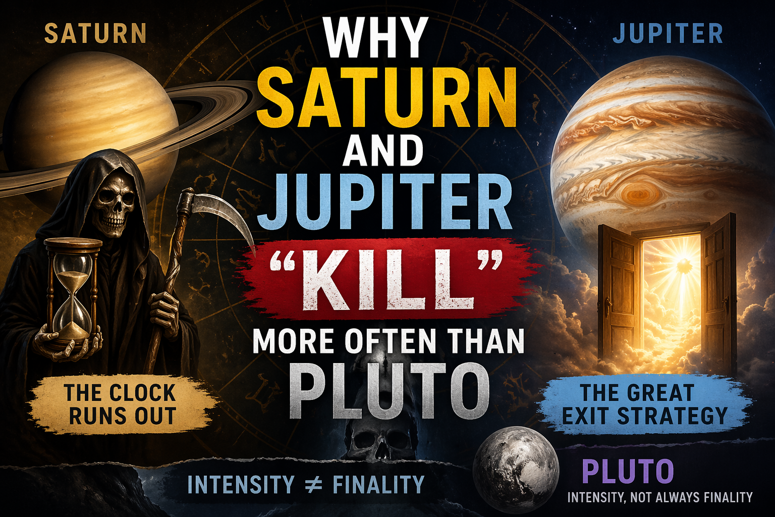 Why Saturn and Jupiter “Kill” More Often Than Pluto