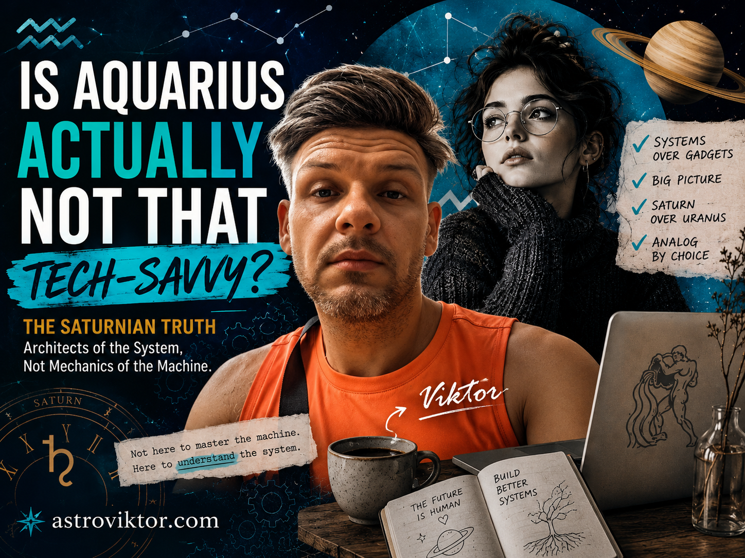 Is Aquarius Actually Tech-Savvy? The Saturnian Truth