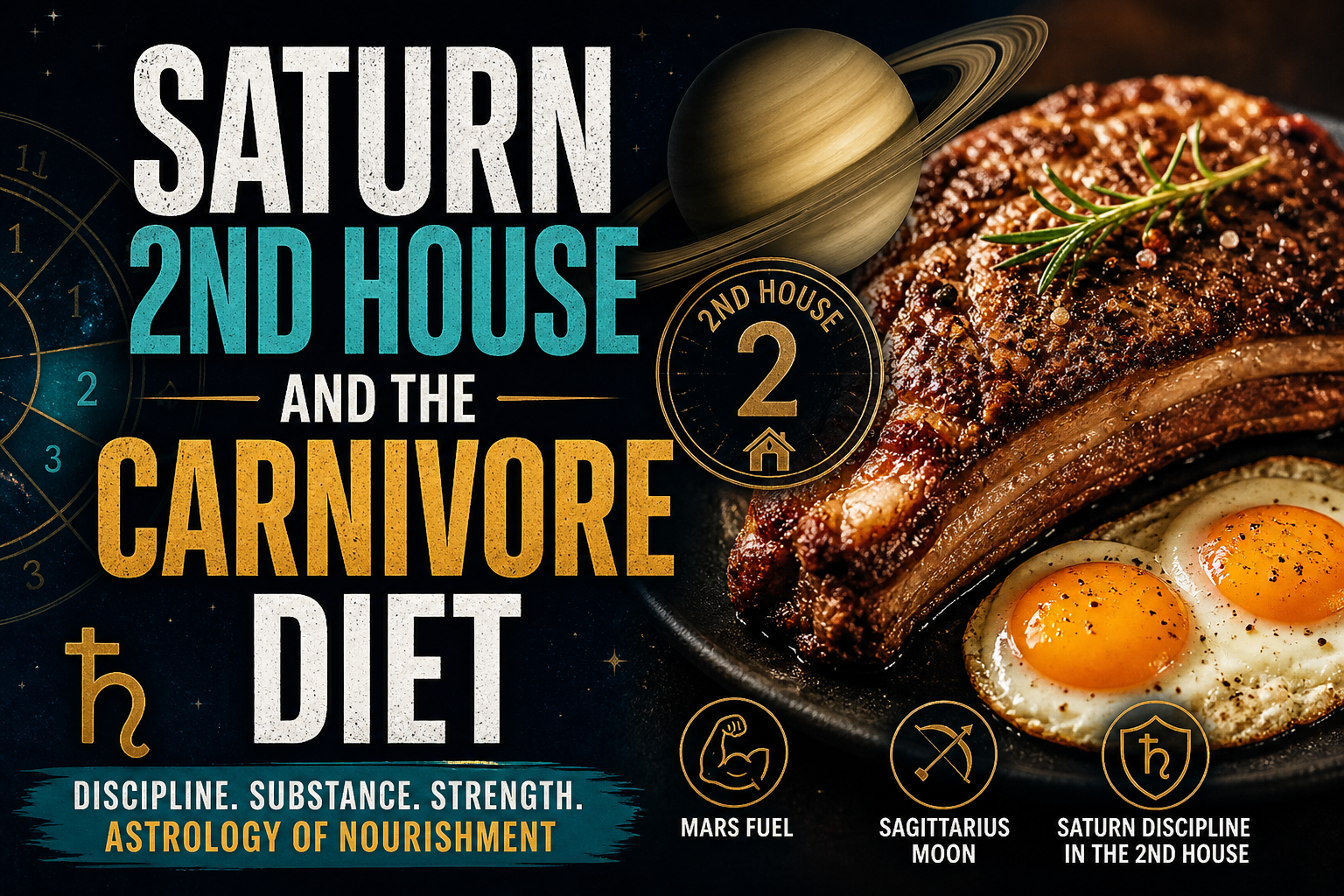 Saturn 2nd House and the Carnivore Diet