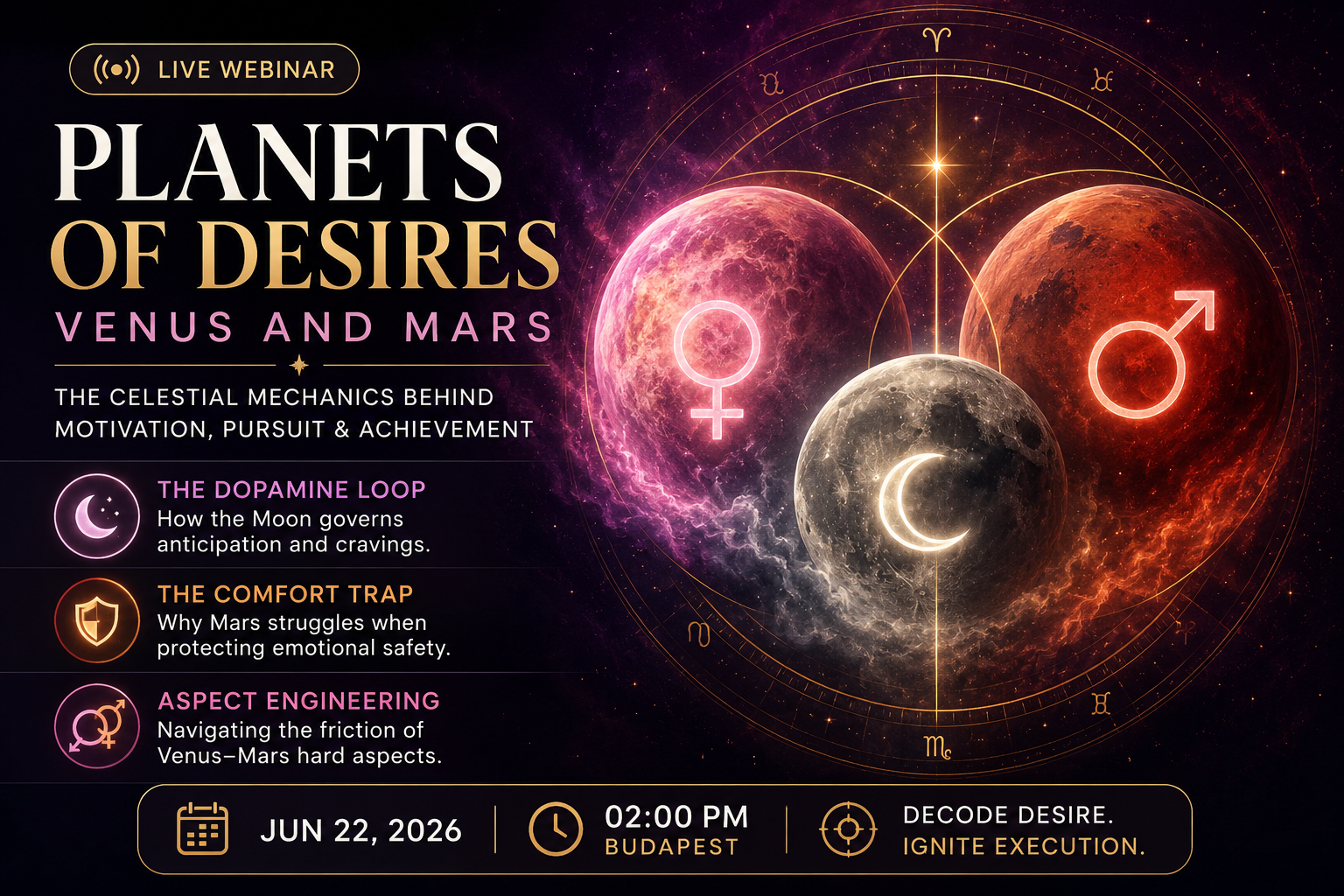 Planets of Desires – Venus and Mars